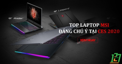 BIA TOP 5 LAPTOP MSI HOT CES 2020