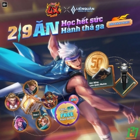 (LAPTOP127) Liên Quân Mobile: Mừng Quốc khánh 2/9, Garena tung "mưa quà tặng" cho game thủ
